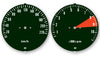 1976 Honda CB750K Speedo & Tach Face Decal Set - KM/H