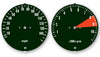 1975 Honda CB750K Speedo & Tach Face Decal Set - MPH