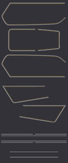 1980 Honda GL1100 GL1100K 1980 Complete Decal Set