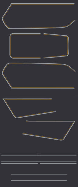 Honda GL1100 GL1100K 1980 Complete Decal Set