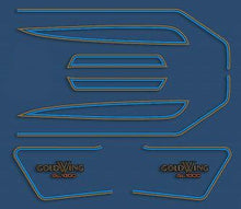 Load image into Gallery viewer, GL1000K 1977 Complete Decal Set ~ Candy Sirus Blue Model