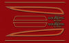1975 Honda GL1000 GL1000K 1975 Complete Decal Set - Candy Antares Red Model