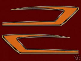 CB750F 1977-78 Gas Tank Stripe Decals (73-0767)