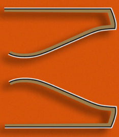 CB750K 1973 Gas Tank Stripe Decals (73-0770)