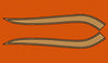 1969-70 Honda CB750K Gas Tank Stripe Decals - Gold Stripes