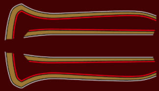 Honda CB750K Gas Tank Stripe Decals