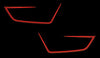 1979 Honda CB750K Side Cover Stripe Decals - Black Model