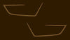 1979 Honda CB750K Side Cover Stripe Decals - Candy Bayard Brown Model