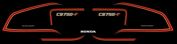 Honda CB750F Decal Set Black Model