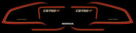 CB750F 1980 Decal Set ~ Black Model (73-0790)