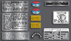 1977 Honda CB400F - Candy Antares Red Model - Warning and Service Label Set