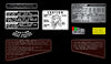 1981-82 Honda CB900F - Black Model - Warning and Service Label Set