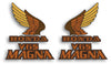 1984 Honda VF1100C Magna - (Black or Candy Andromeda Red Model) - Decal Set