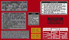 1975-77 Honda GL1000 Warning and Service Label Set