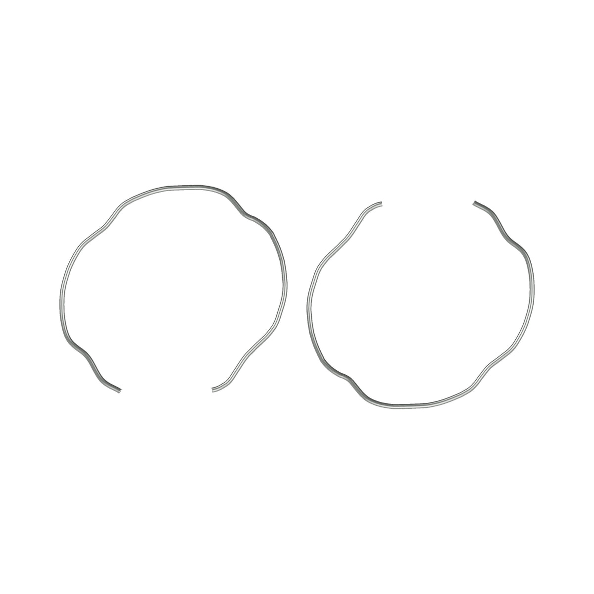 Honda CB750 CB550 CB500 CB650 Fork Seal Stopper Metal Ring Pk/2 - Replaces Honda OEM 51447-KL4-951 — 01-product (73-0940)