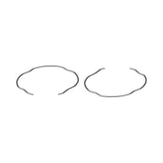 Honda CB750 CB550 CB500 CB650 Fork Seal Stopper Metal Ring Pk/2 - Replaces Honda OEM 51447-KL4-951 — 02-rear (73-0940)