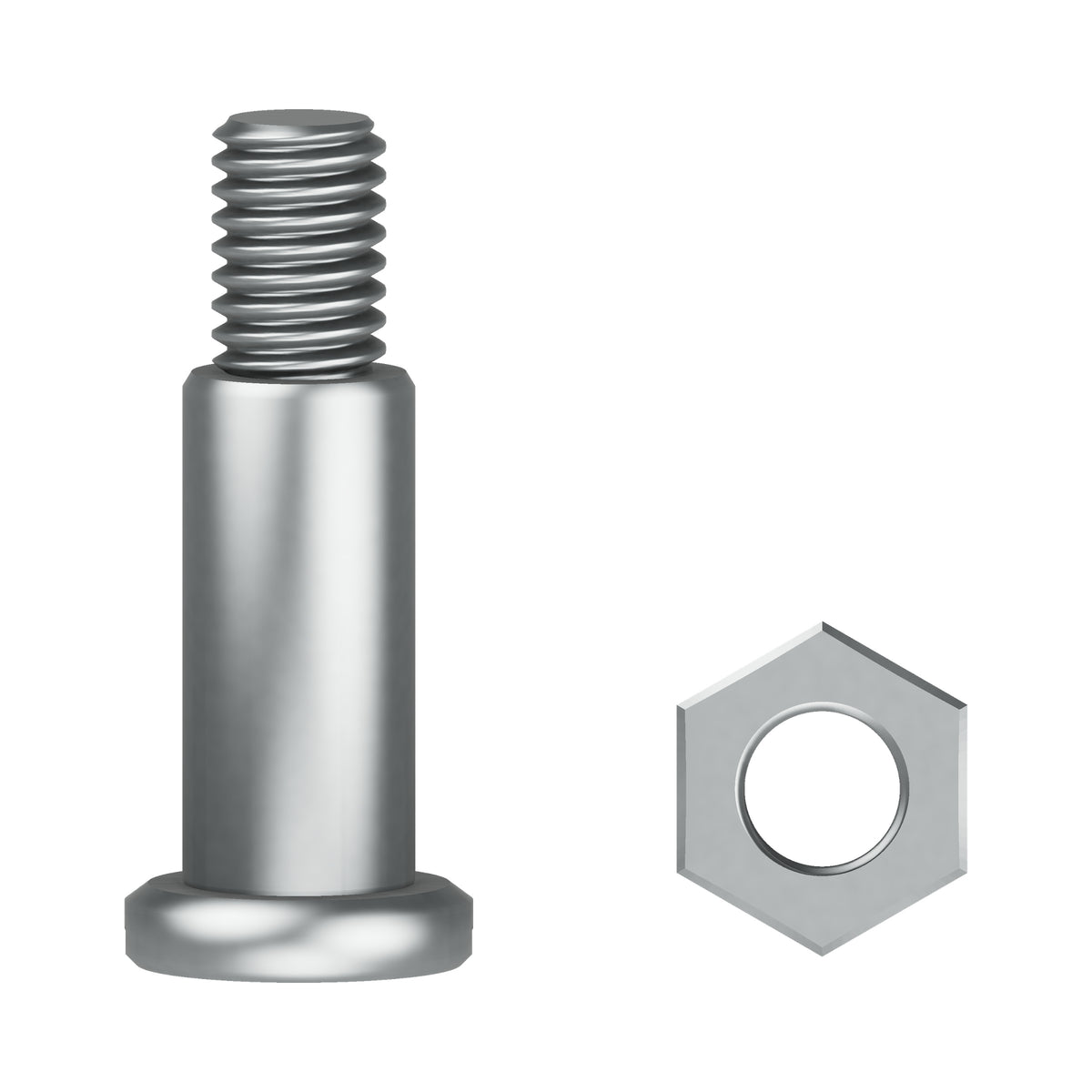 Honda CB750 CB650 CB900 CB1000 Handlebar Clutch Lever Pivot Bolt & Nut Set | 90113-422-000 — 03-top (73-0998)