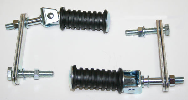 Honda XR400 XR650 Swing Arm Mounted Enduro Rear Passenger Footpegs