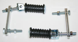 Swing Arm Mounted Enduro Rear Passenger Footpegs (73-1039)