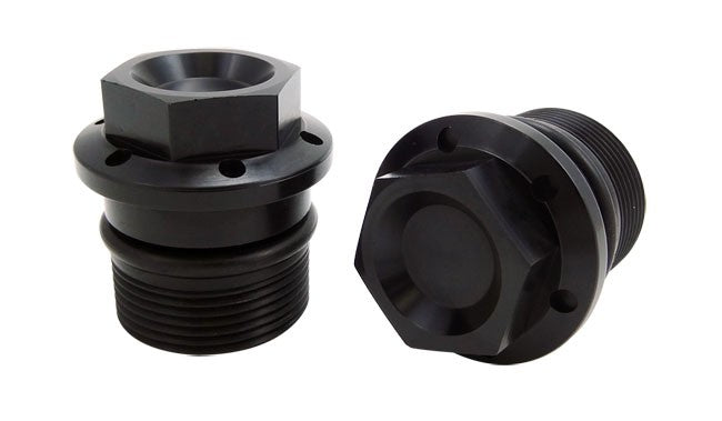Honda CB750 CB550 CB500 CB450 Custom Type Black Fork Caps (set of 2) Joker Machine 90123-300-000