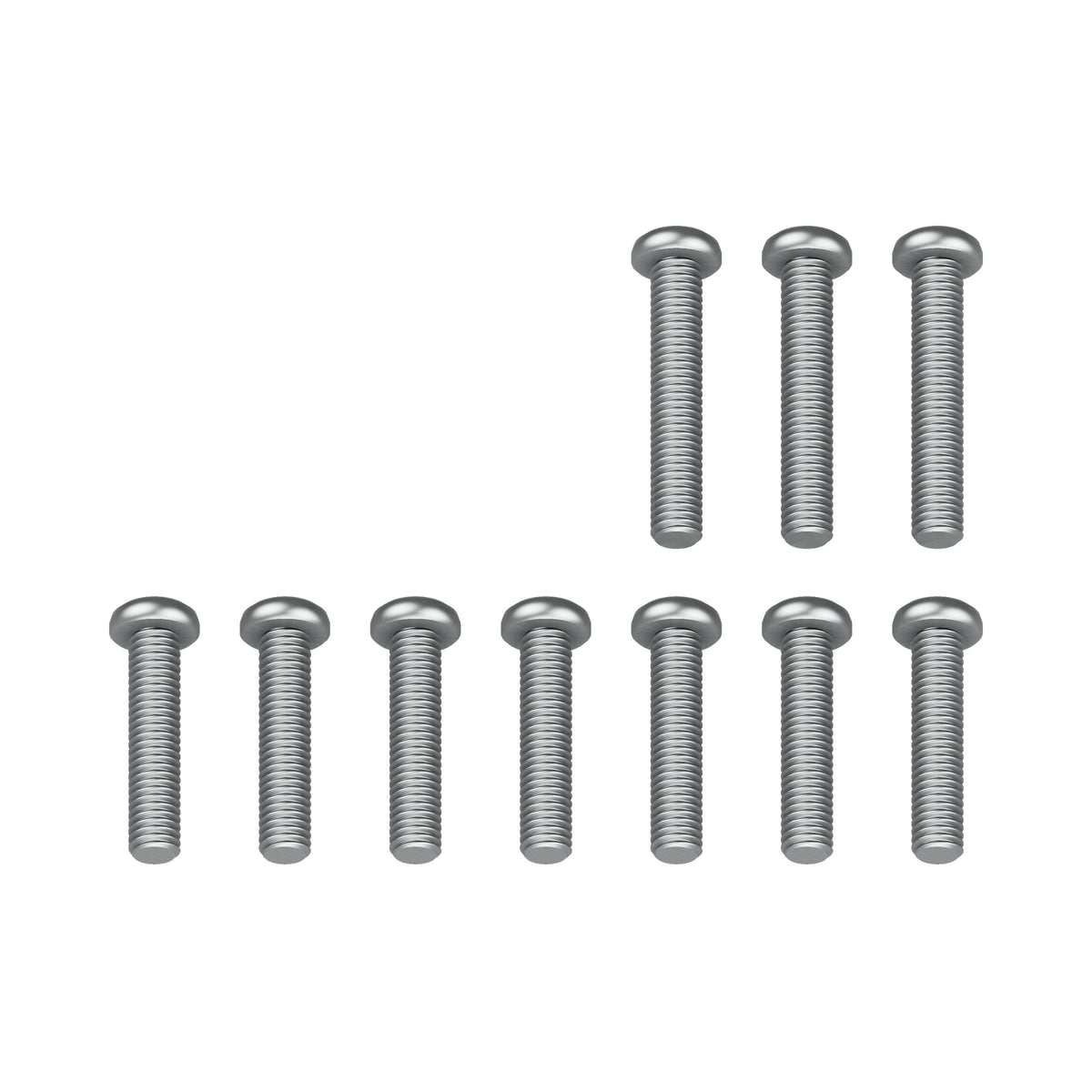 Honda CB750F CB750K Clutch Cover Screw Set - Replaces Honda OEM 93500-06028-0A — 02-rear (73-1135)