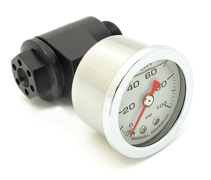 Oil Pressure Gauge Assembly ~ Black ~ Joker Machine