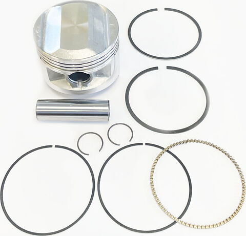 Piston Kit with Piston, Rings, Pin & Clip ~ Standard Size (73-1168)