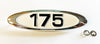 Honda CL175K CB175K Side Cover Emblem - Replaces Honda OEM 87125-315-000