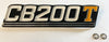 1975-76 Honda CB200T Side Cover Emblem - Replaces Honda OEM 87125-389-670
