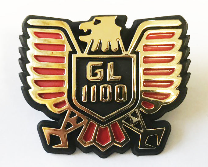 Honda GL1100 GL1100A GL1100I Side Cover Emblem 83606-MB9-000