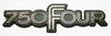 1975-77 Honda CB750F Side Cover Emblem - Replaces Honda OEM 87127-392-000