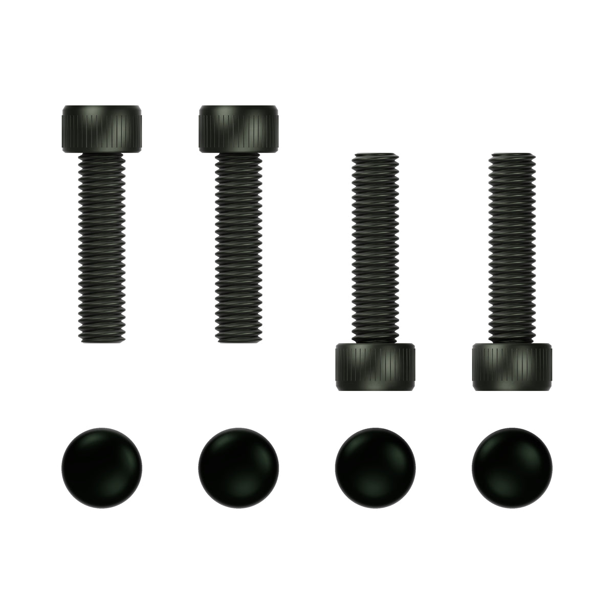 Honda CB900 CB750 CB450 handlebar clamp hardware set – rendered top view
