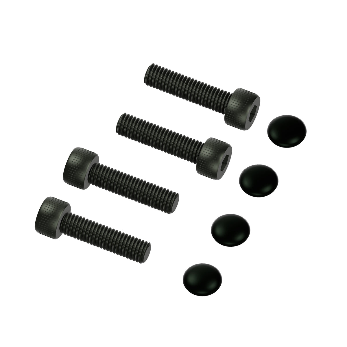 Honda CB900 CB750 CB450 handlebar clamp hardware set – rendered left view