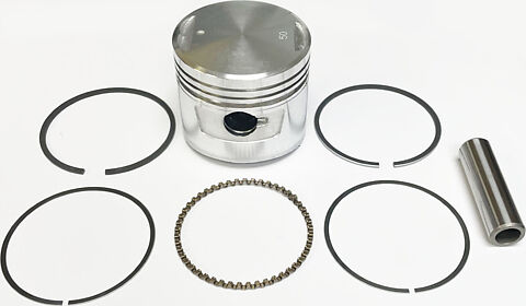 Piston Kit with Piston Rings and Pin ~ 2nd Oversize 0.50mm