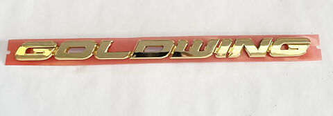 Honda GL1800 GL1800A Gold Side Cover Emblem Genuine 83605-MCA-A20ZA