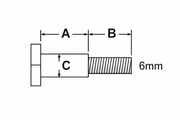 Universal Lever Bolt 14mm x 13mm x 8mm