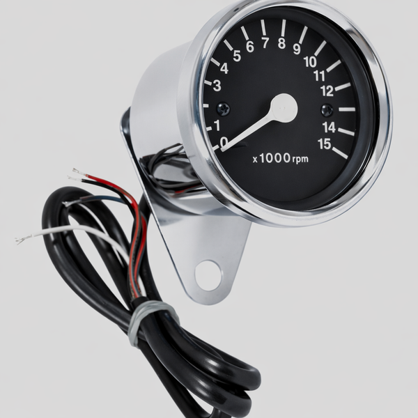 Universal ELECTRIC Tachometer Black Face