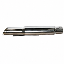 Ladda upp bild till gallerivisning, Universal Chrome Slash Cut Muffler - 15" Long