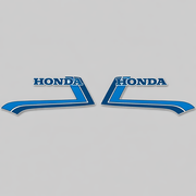 Honda CB900F Gas Tank Stripe Set Silver Model