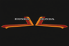 1982 Honda CB900F Gas Tank Stripe Set - Black Model