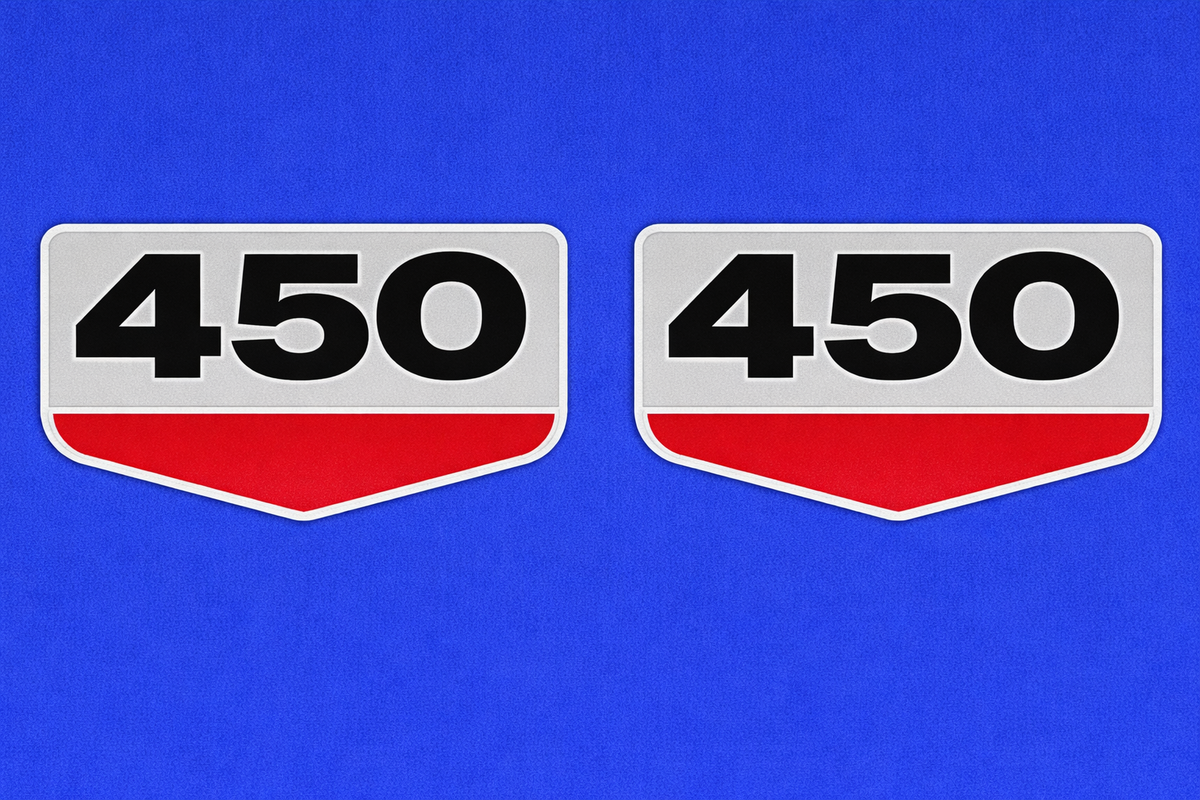 Honda CB450K Side Cover Decals