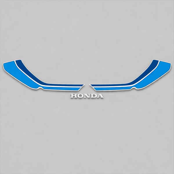 Honda CB900F Tail Section Stripe and Logo Decal Set Silver Model