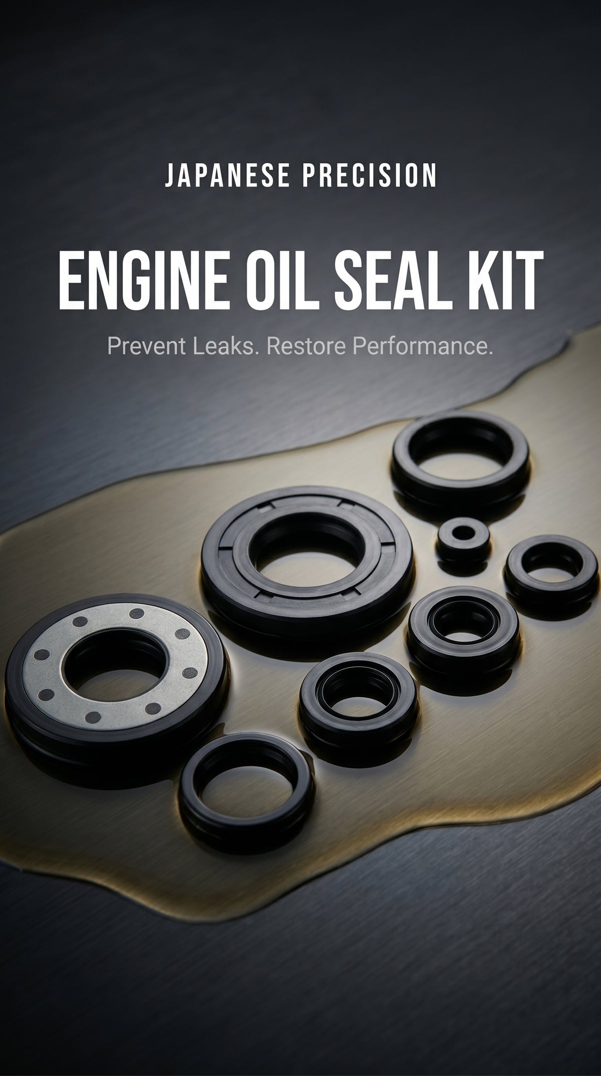 Honda CB750F CB750K Engine Oil Seal Kit 91205-300-005