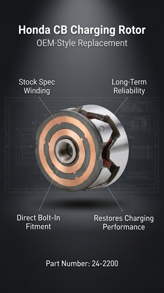 Honda CB Charging Rotor (24-2200)