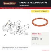 Exhaust headpipe gasket