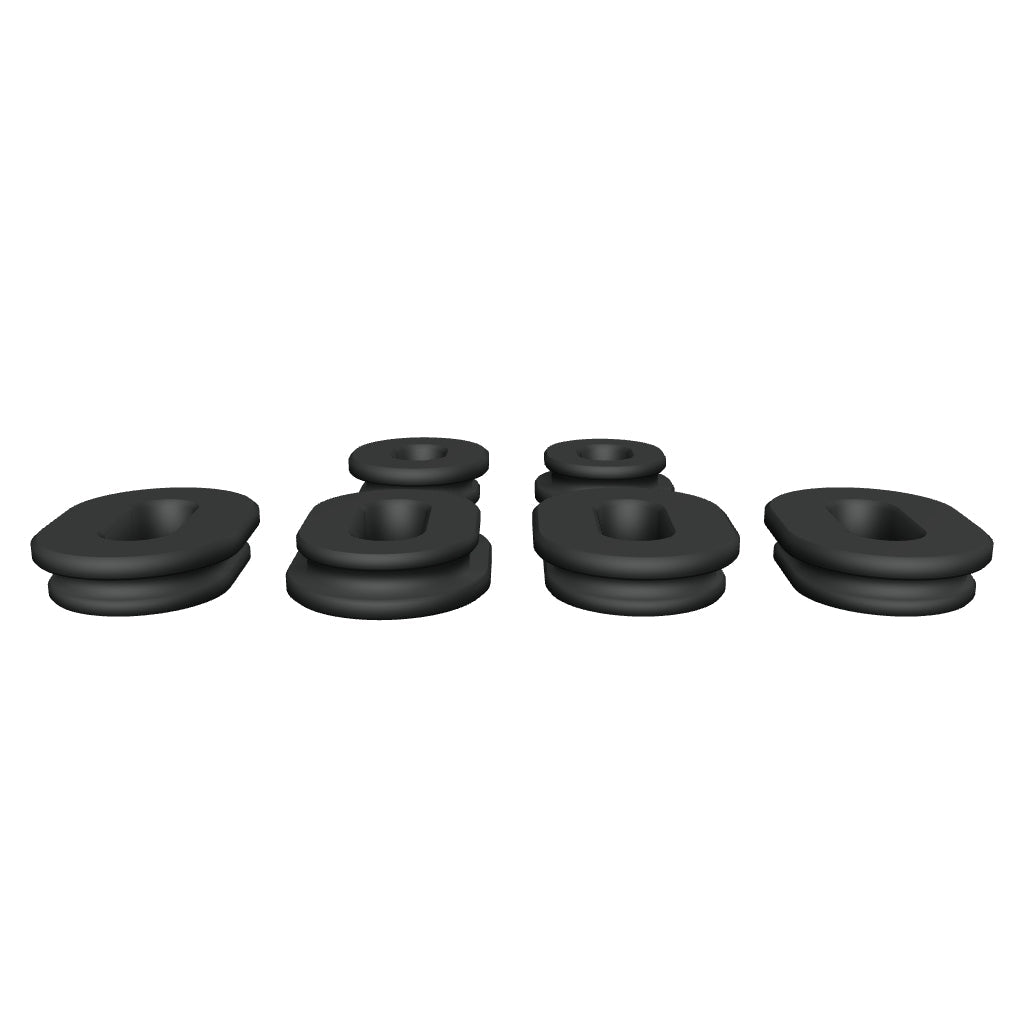 Sidecover rubber set 3D model, SKU 02-6539