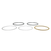 Honda CB750F CB750K Piston Ring Set - 1st Oversize (0.25mm.) - Replaces Honda OEM 13021-300-024 — approved interactive 3D model (05-7001)