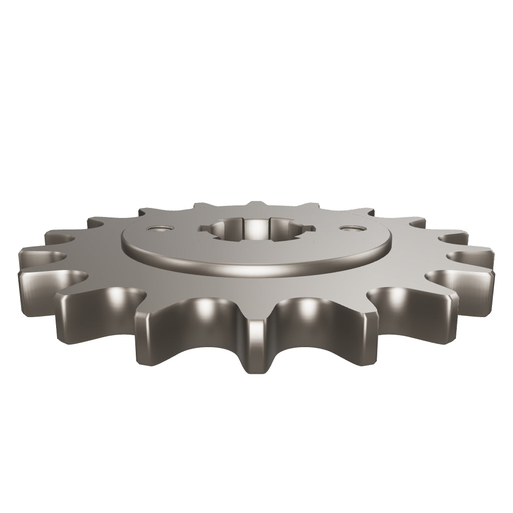 1972-76 Honda CB750K Steel Front Sprocket - 18 Tooth X 530 Type - Replaces Honda OEM 23801-300-620 — approved interactive 3D model (23-0401)