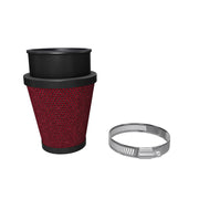 Honda CB750 CB900 CB1000 54mm Round POD Air Filter - Black/Red