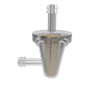 Universal 90 Degree Bronze Inline Fuel Filter - 1/4"